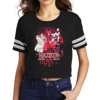 Hazbin Hotel, Graphic, Funny, Alastor, Hazbin, Hotel, Angel Dust, Radi Scorecard Crop Tee | Artistshot