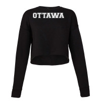 College University Style Ottawa Canada North Sport Gift Cropped Sweater | Artistshot