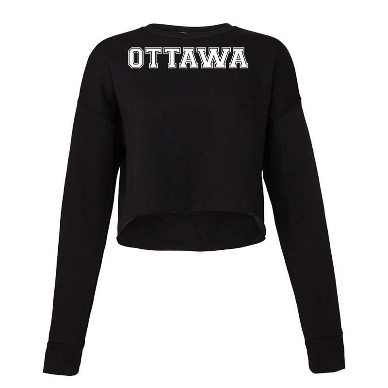 College University Style Ottawa Canada North Sport Gift Cropped Sweater by CUSER3772 | Artistshot