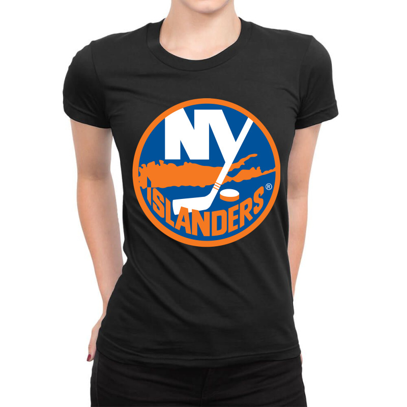 Islanders, New York Ladies Fitted T-Shirt by Jason Kirschbaum | Artistshot