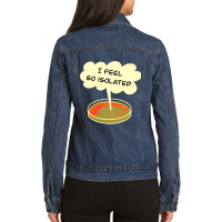 Microbiology Isolation Funny Bacteria Lab Ladies Denim Jacket | Artistshot