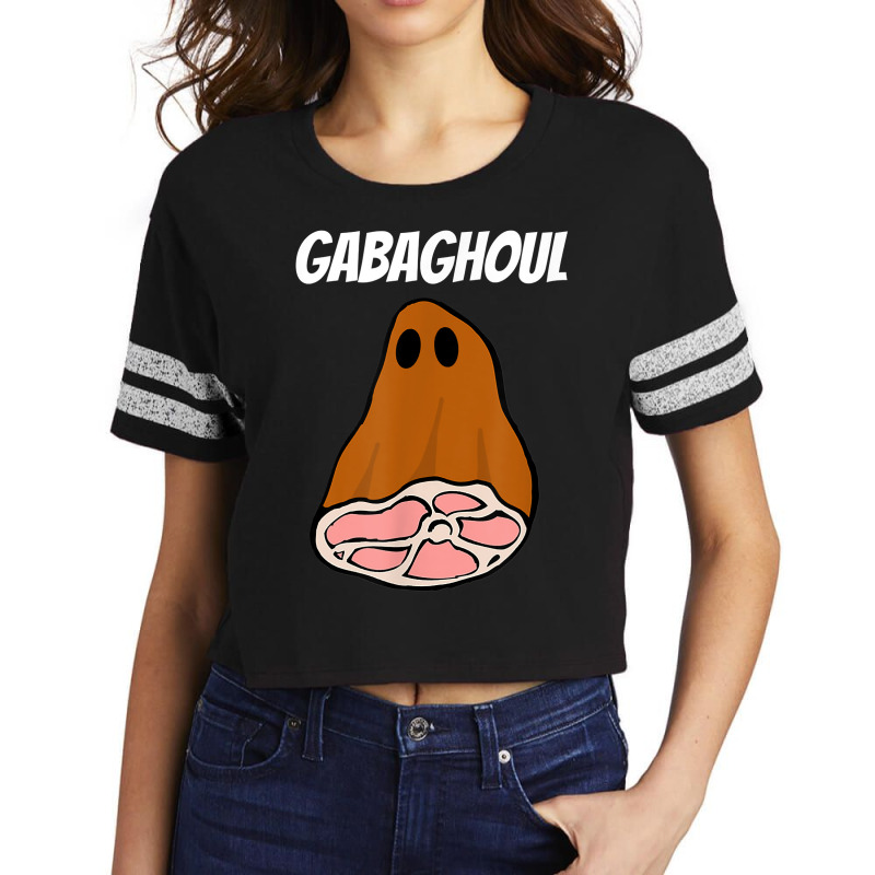 New Jersey Slang Halloween Dry Cured Meat Gabaghoul Gabagool Scorecard Crop Tee by BonnieTori | Artistshot