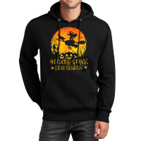 Halloween Cocker Spaniel Rides Shotgun Funny Dog Lover Unisex Hoodie | Artistshot