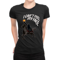 Headless Horseman Halloween Pumpkin Ladies Fitted T-shirt | Artistshot