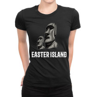 Easter Island Moai Isla De Pascua Easter Island Ladies Fitted T-shirt | Artistshot