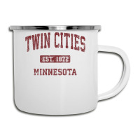 Twin Cities Minnesota Mn Vintage Athletic Sports Design Camper Cup | Artistshot