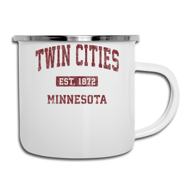 Twin Cities Minnesota Mn Vintage Athletic Sports Design Camper Cup | Artistshot