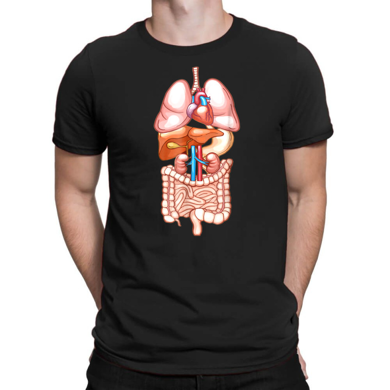 Halloween Internal Organ Diagram Anatomy T-shirt | Artistshot