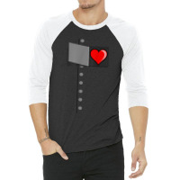 Oz Tin Man Heart Halloween Wizard Of Oz Tin Man Costume 3/4 Sleeve Shirt | Artistshot