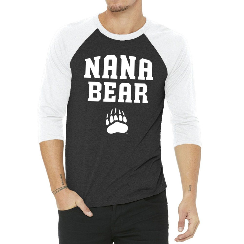 Montana Grizzlies Nana Bear - Apparel 3/4 Sleeve Shirt | Artistshot