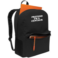 Pretend I_m A Centaur Last Minute Halloween Costume Backpack | Artistshot