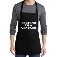 Pretend I_m A Centaur Last Minute Halloween Costume Medium-length Apron | Artistshot