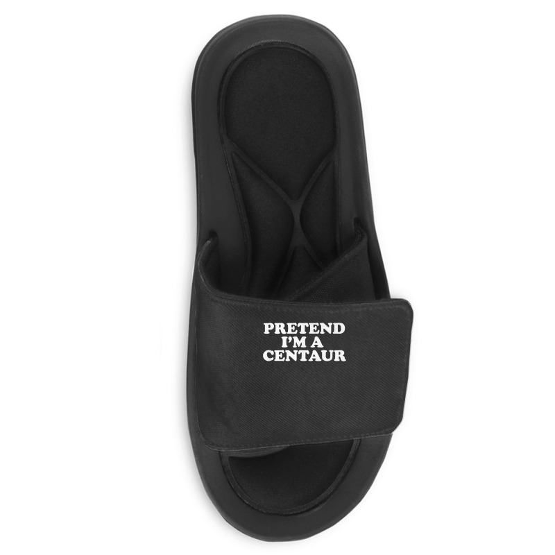 Pretend I_m A Centaur Last Minute Halloween Costume Slide Sandal | Artistshot