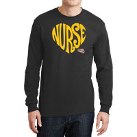 Lsu Tigers Heart Nurse Text - Apparel Long Sleeve Shirts | Artistshot