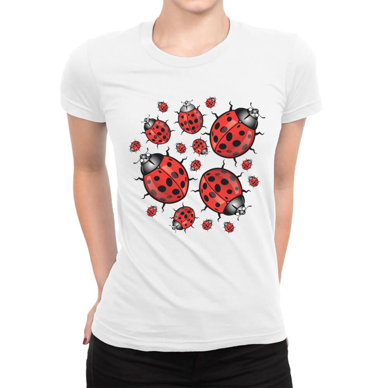Ladybird, Insect, Animals Ladies Fitted T-shirt | Artistshot