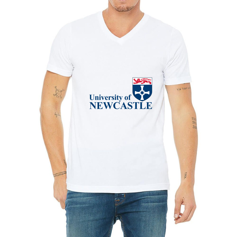 University Of Newc4stle V-neck Tee | Artistshot