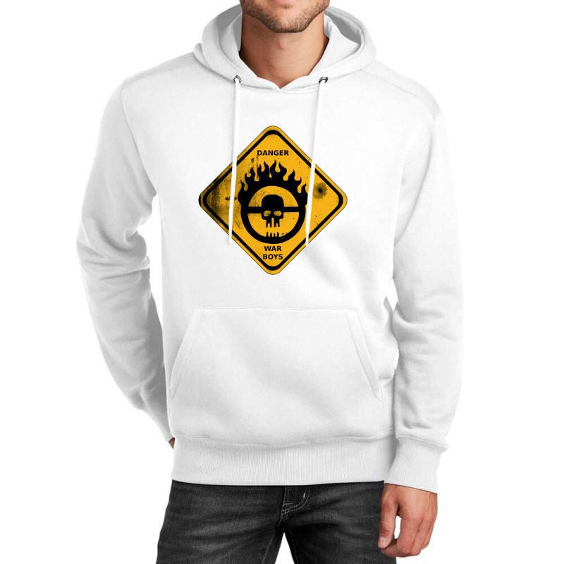 War Boys Danger Road Sign   Bullet Edition   Mad Max Unisex Hoodie by cm-arts | Artistshot