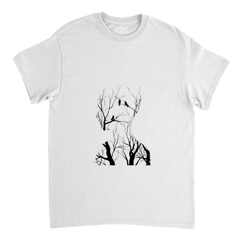 Birds In The Forest Classic T-shirt by cm-arts | Artistshot