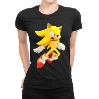 Yellow Hedgehog Jumps Aside Ladies Fitted T-shirt | Artistshot