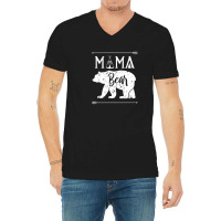 Mothers Day Mama Bear Teepee Indian V-neck Tee | Artistshot