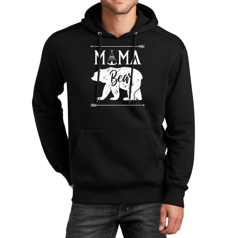 Mothers Day Mama Bear Teepee Indian Unisex Hoodie | Artistshot