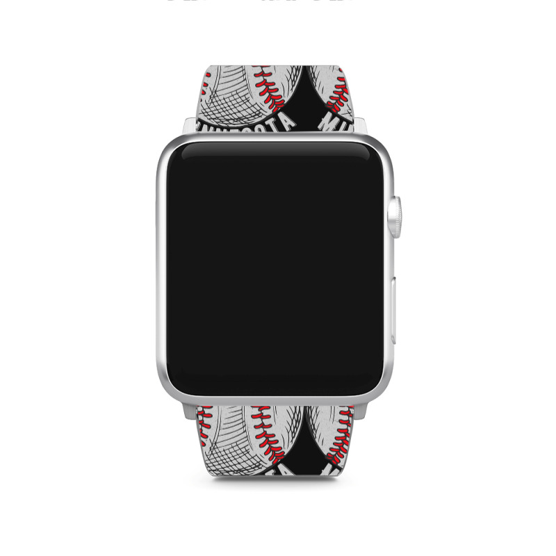 Cool Twin Cities Minnesota Mn Baseball Skyline St. Paulmpls Apple Watch Band | Artistshot