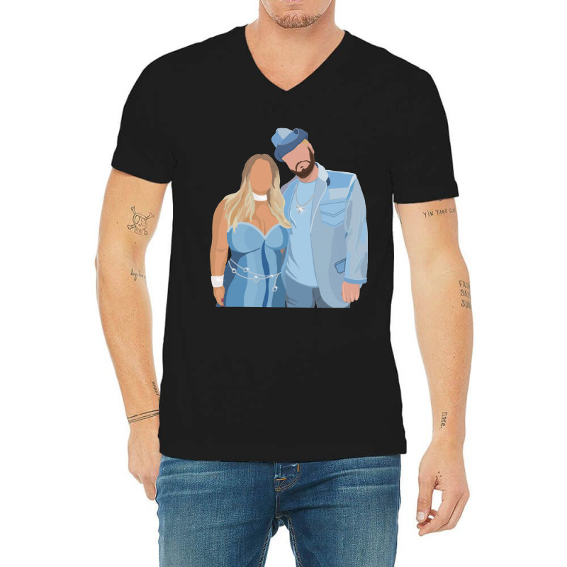 Painting Frenemies Graphic V-Neck Tee by ArtistDraven | Artistshot