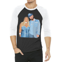 Painting Frenemies Graphic 3/4 Sleeve Shirt | Artistshot