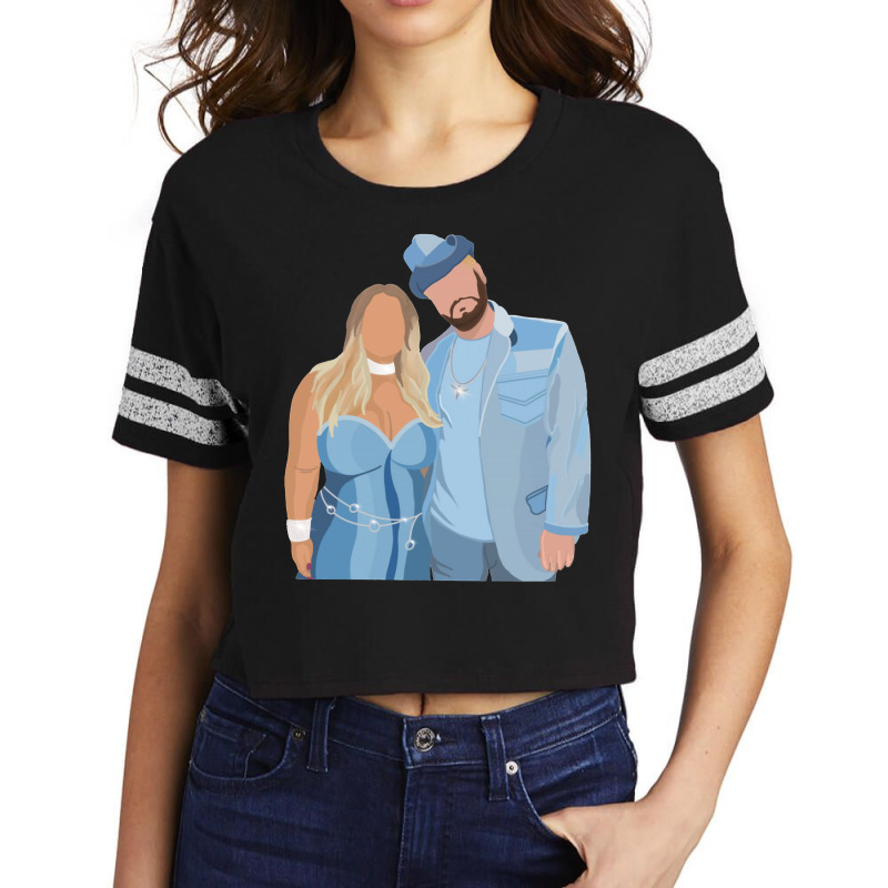 Painting Frenemies Graphic Scorecard Crop Tee by ArtistDraven | Artistshot