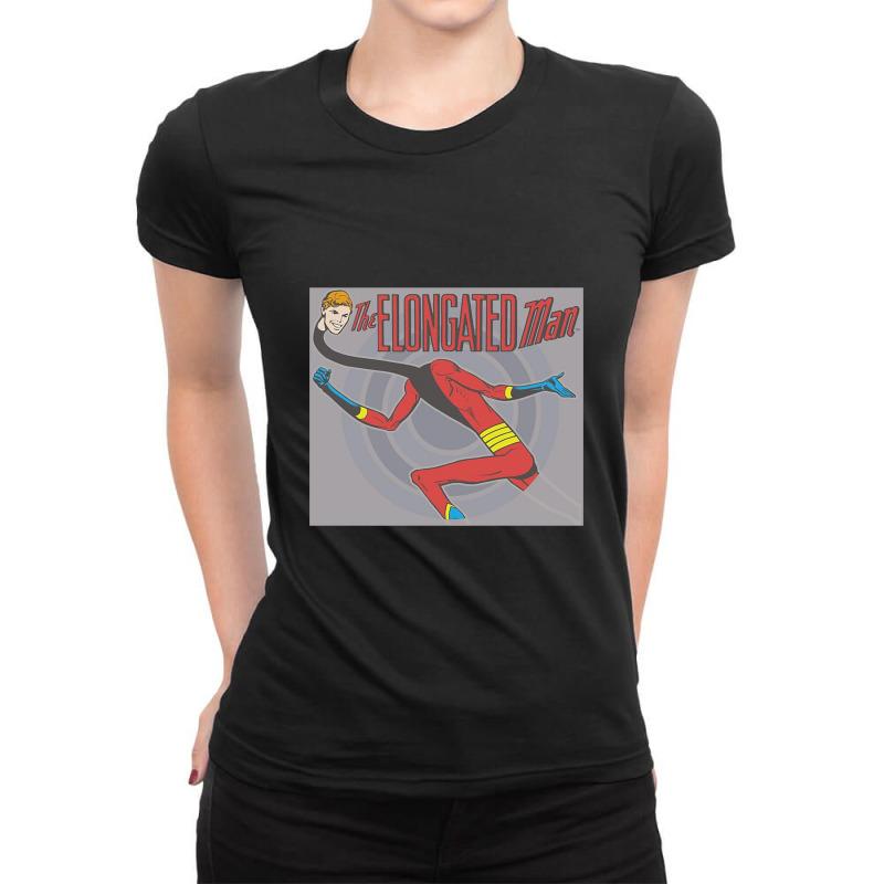 Dc, Elongated Man, Ladies Fitted T-Shirt by mydepictionaddiction | Artistshot