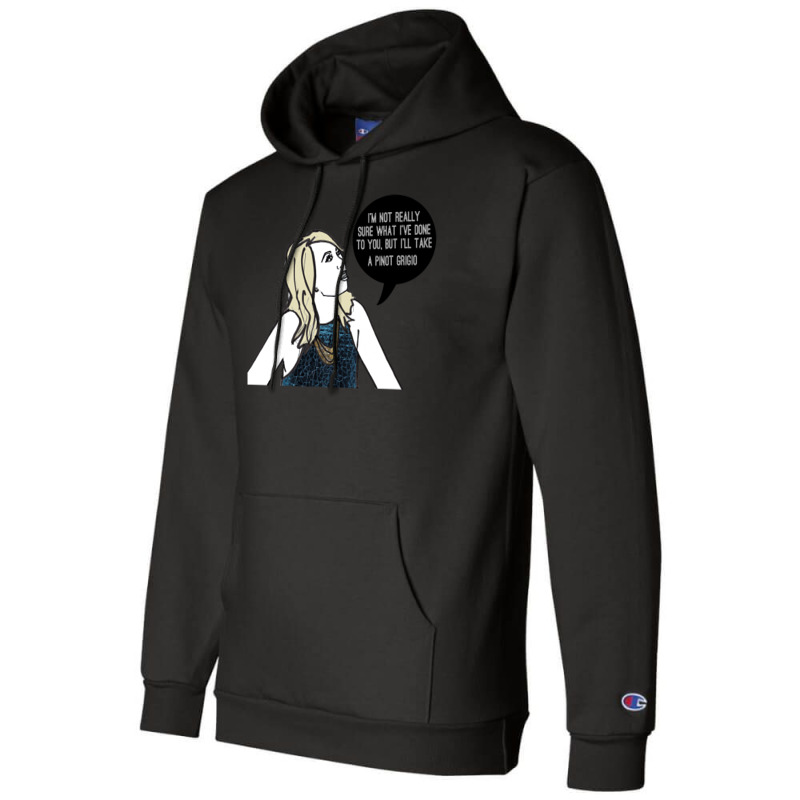 Pinot Grigio Funny Gift Champion Hoodie by ArtistDraven | Artistshot