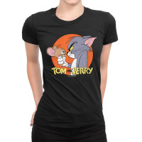 Tom And Frenemies Poster Art Ladies Fitted T-shirt | Artistshot