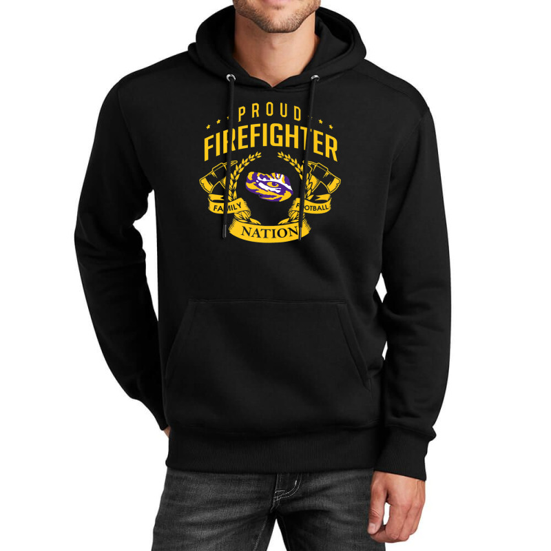 Lsu Tigers Proud Firefighter - Apparel Unisex Hoodie | Artistshot