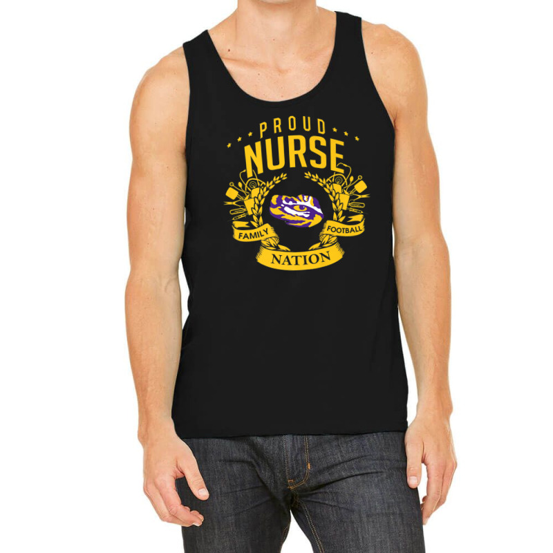 Lsu Tigers Proud Nurse - Apparel Tank Top | Artistshot