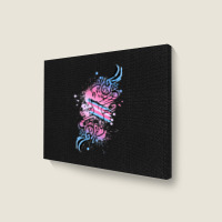 Harpy Design Trans Flag Classic Landscape Canvas Print | Artistshot