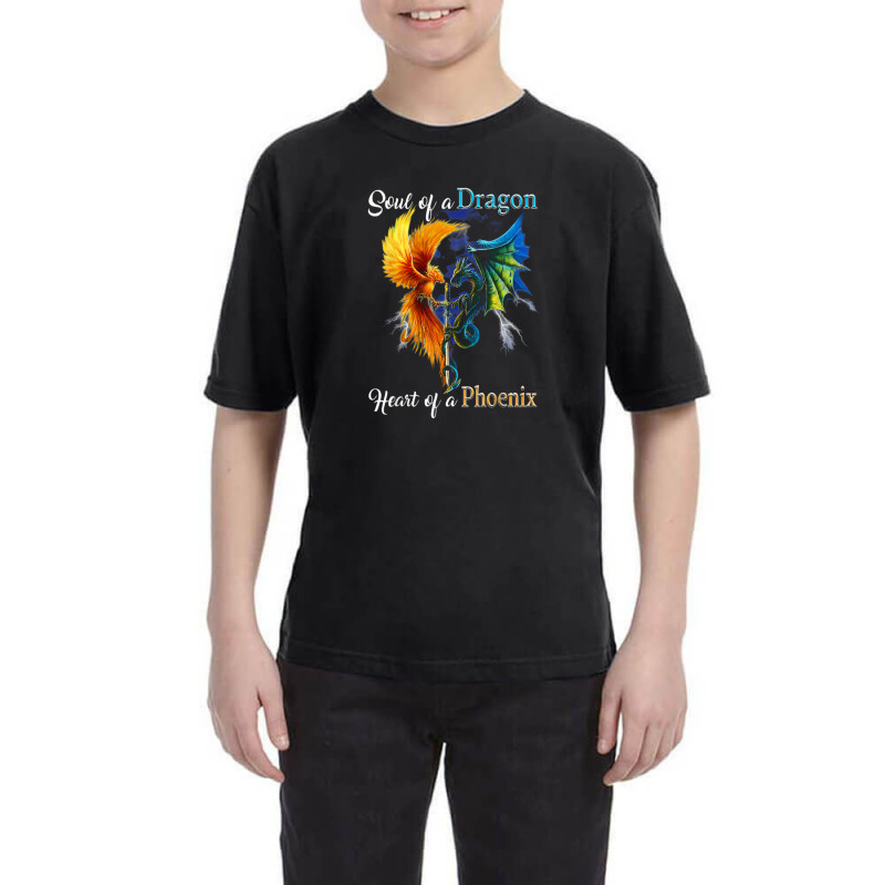 Soul Of A Dragon Heart Of A Phoenix T Shirt Youth Tee by Anitabostic | Artistshot