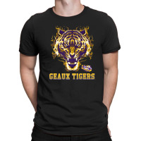 Lsu Tigers Tiger On Fire Geaux Gameday Alumni Vintage Retro T-shirt | Artistshot