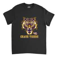 Lsu Tigers Tiger On Fire Geaux Gameday Alumni Vintage Retro Classic T-shirt | Artistshot