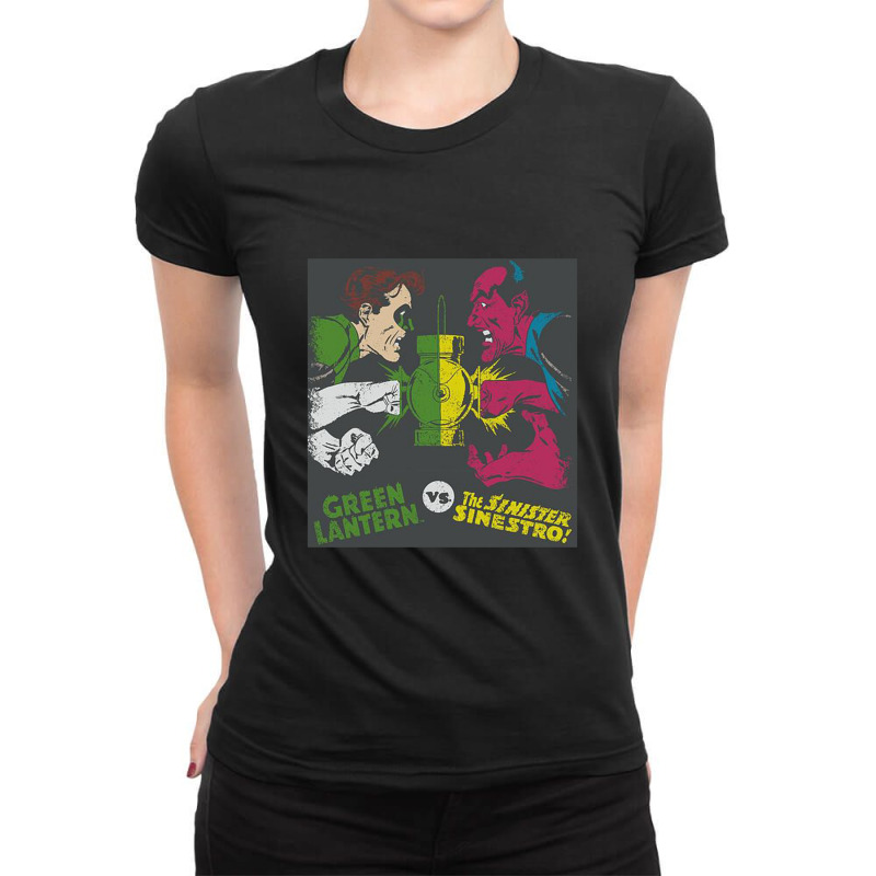 Dc, Gl Vs Sinestro, Ladies Fitted T-Shirt by mydepictionaddiction | Artistshot