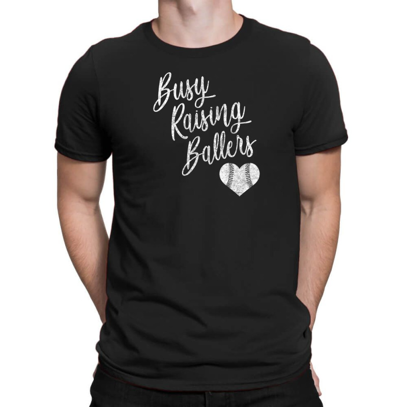 Busy Raising Ballers Baseball Softball Mom Gift T-shirt | Artistshot