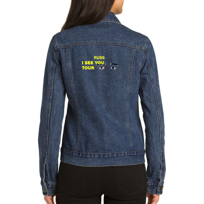 Russell James Vitale (russ) Ladies Denim Jacket by oroogro891216 | Artistshot