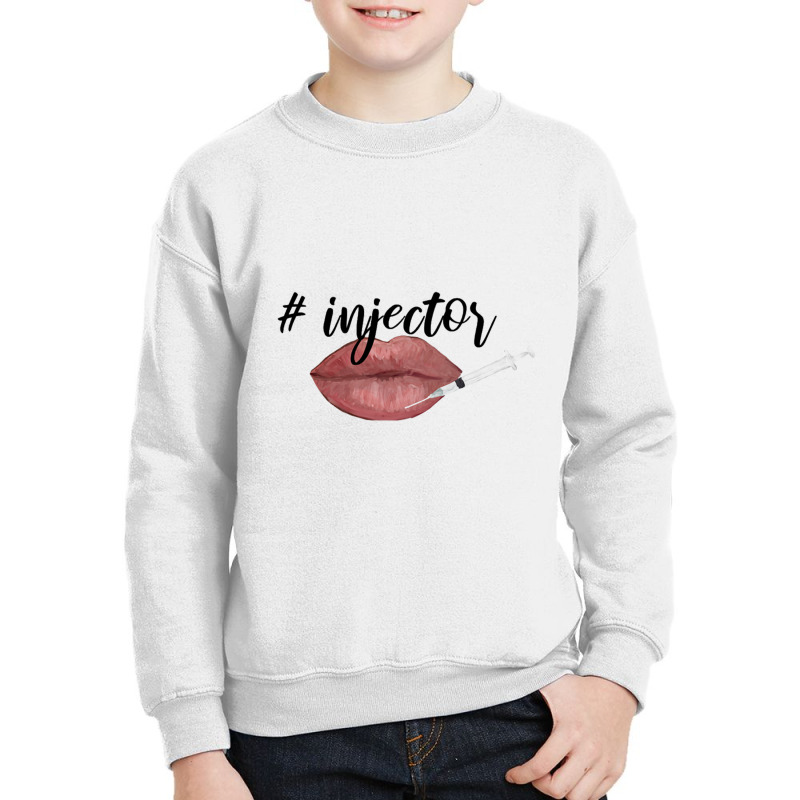 Nurse Injector Lip Filler Injections Cosmetics Tee Youth Sweatshirt | Artistshot