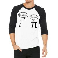 Funny Get Real Math Geek   Math Teacher Gift T Retro 3/4 Sleeve Shirt | Artistshot