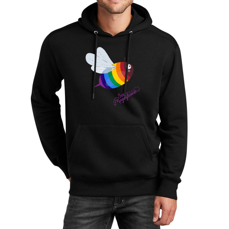 Bee Magnificent Single Bee. Lgbt. Unisex Hoodie | Artistshot