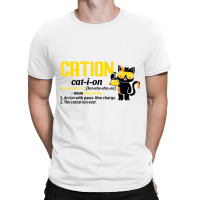 Funny Nerdy Cation Chemistry Black Kitty Cat Science Teacher Funny Gif T-shirt | Artistshot