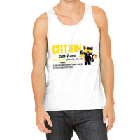 Funny Nerdy Cation Chemistry Black Kitty Cat Science Teacher Funny Gif Tank Top | Artistshot