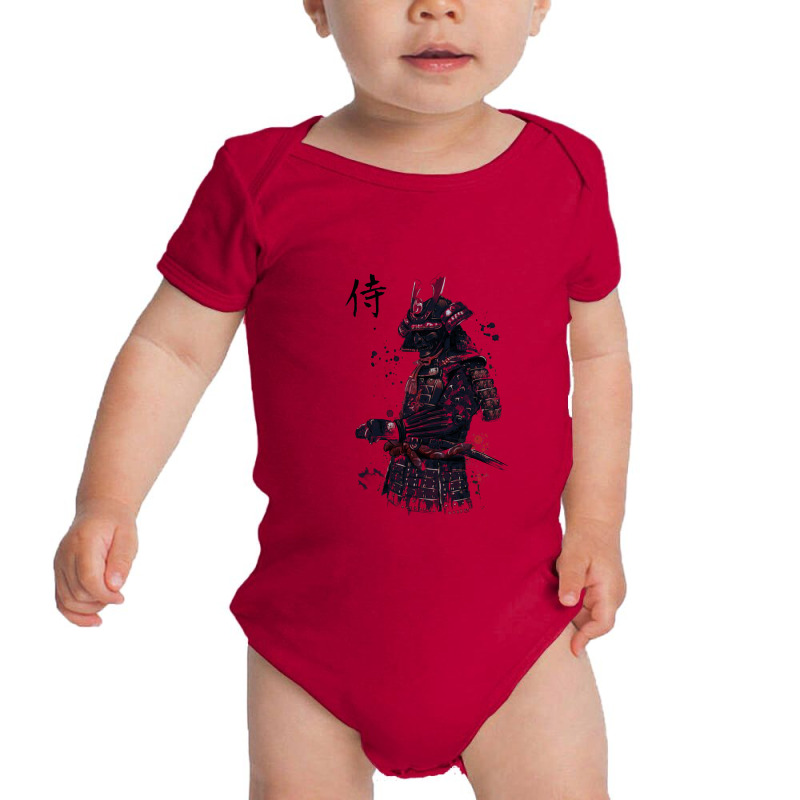 Samurai Sumi E   Samurai Baby Bodysuit by cm-arts | Artistshot