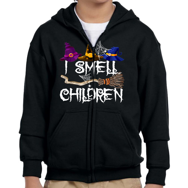 I Smell Children Funny Witches Halloween Party Costume Youth Zipper Hoodie | Artistshot