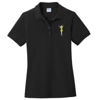 Peter Pan Tinker Bell Watercolor Sketch Ladies Polo Shirt | Artistshot