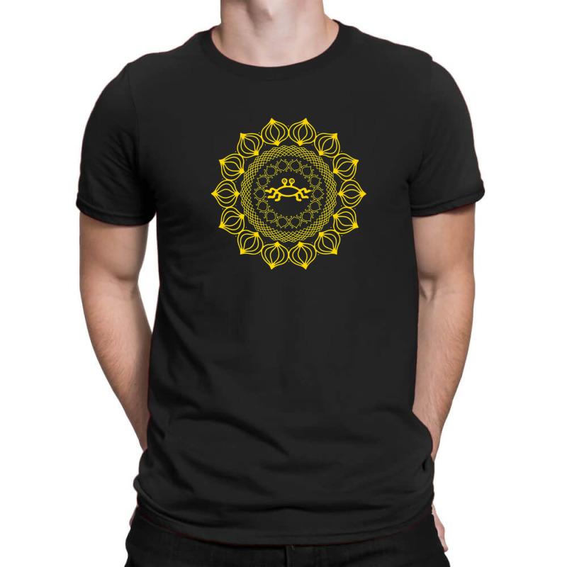 Mandala Funny Pastafarian Fsm - Yellow T-shirt | Artistshot